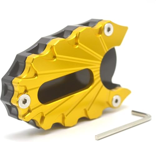 Plaque support béquille moto CNC or haut de gamme pour Suzuki SV650X