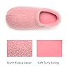 Coswind Slippers Women Ladies Fuzzy With Memory Foam Winter Comfort House Curly Fur Fleece Lining Lightweight Breathable Home Bedroom Loafer Shoes Pink 5-6 #1