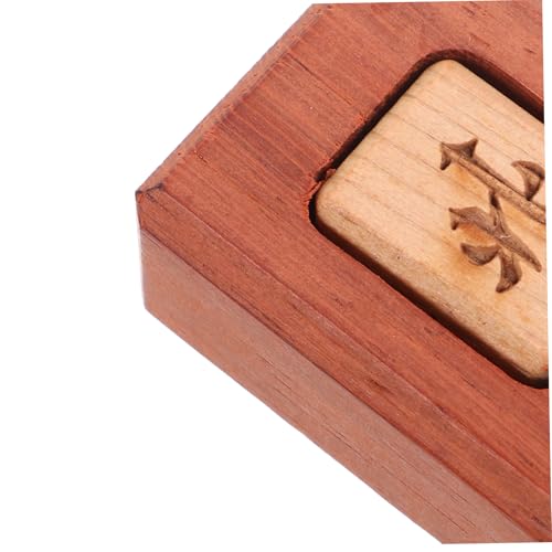 Accesorio Indicador de Viento para Mahjong de Madera miniatura 3