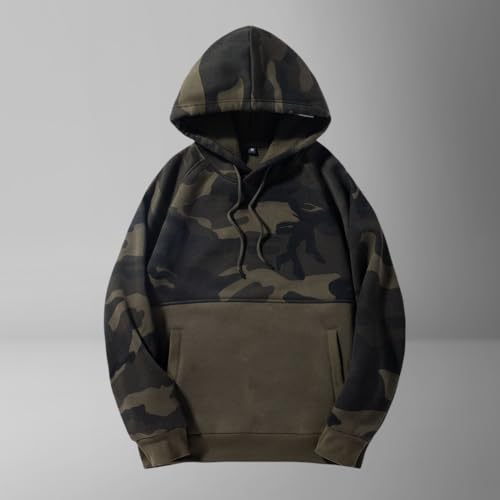 Sweat à capuche camouflage homme avec grande poche pour un confort optimal - 7