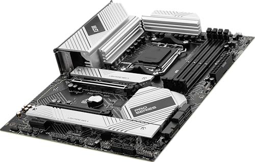 Image of MSI PRO B650-A WiFi ProSeries Motherboard (AMD Ryzen 9000 /8000 /7000 Series Processors, AMD AM5, ATX, DDR5, PCIe 4.0, M.2, SATA 6Gb /s, USB 3.2 Gen 2, HDMI /DP, Wi-Fi 6E)