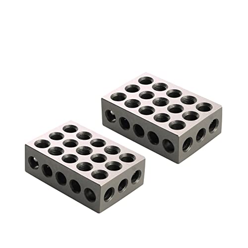Bloque patrón de 23 agujeros en acero endurecido de 25-50-75mm para fresado de precisión 4