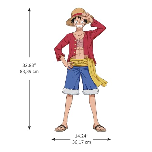 RoomMates RMK5439GM One Piece Luffy Wall Decal, Red by RoomMates - Used condition - Image 4