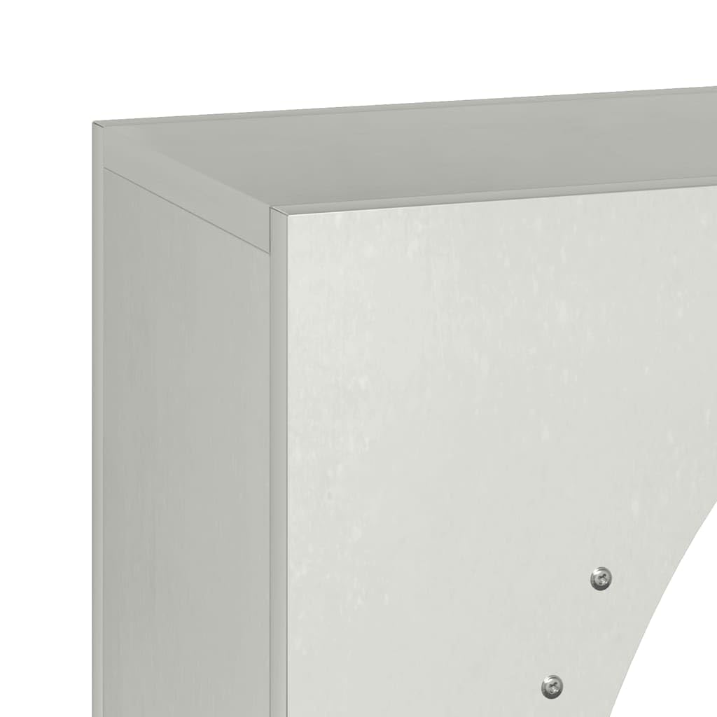 Mangloder Brennholzregal aus Edelstahl 50 x 23 x 100 cm, Kaminholzhalter mit hoher bis 60 kg, ordentliche Aufbewahrung und Trocknung für Kamin, Ofen, Wohnzimmer, Terrasse, Indoor