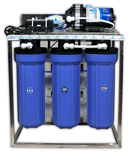 AQUA D PURE 25 LPH Commercial RO Water Purifier with Single Pump Purification, TDS Adjuster, Blue