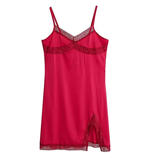 Lingerie en dentelle rouge taille XL comme cadeau de nuit idéal