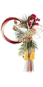 Amazon.co.jp: 正月飾り 玄関飾り SENJWARM ［ 2025年 迎春 しめ縄