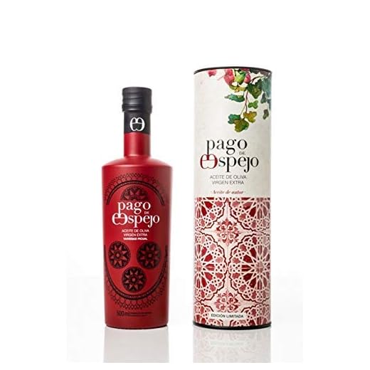 Pago de Espejo - Aceite de Oliva virgen Extra Gourmet de Jaén, 500ml | AOVE Picual | Estuche Edición Limitada 500ml | Aceite Primera Cosecha | PREMIADO | Reserva Familiar