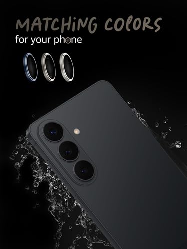Image of Lensarmor Compatible with Samsung Galaxy S26 / S26 Plus Black Camera Lens Protector (2 Pack) - Premium 9H Tempered Glass, Military-Grade Protection, Ultra-Clear Transparency & Case-Friendly Design