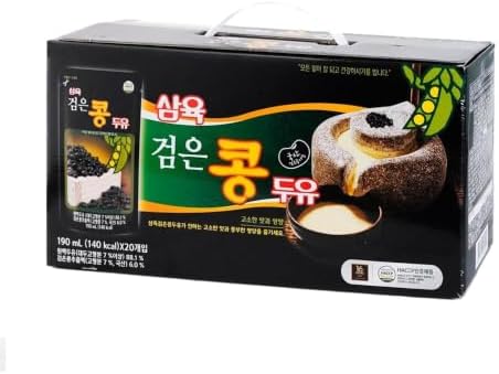 Sahmyook Black Bean Soy Milk, 6.5 Fl. Ounce (Pack of 20)