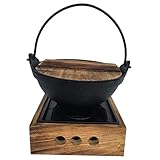 COSMEVIVI - - -topf Japanischer Nabemono-kochtopf Praktischer Haushalts-suppenkessel Mit Ständer Für Zuhause Und Outdoor-aktivitäten
