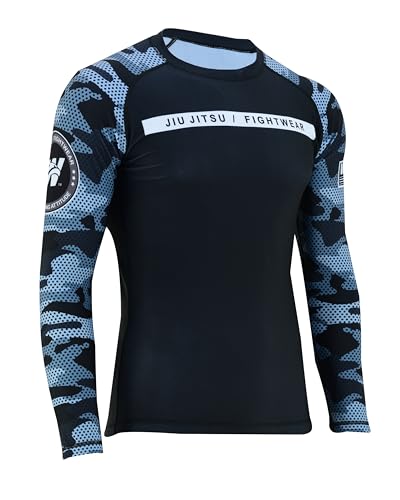 Men’s Camo Long Sleeve Rash Guard – Compression MMA Shirt for BJJ, Grappling, Jiu-Jitsu, No-Gi Training & Kickboxing4