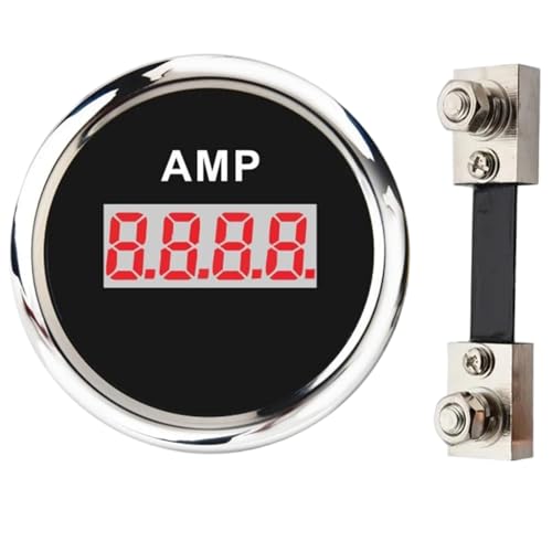 fW^ 52mm dvQ[W dv AMP [^[ +/-100A +/-150A dZT[t ԐFobNCgt 12V/24V ȒPȃCXg[(50A,B)