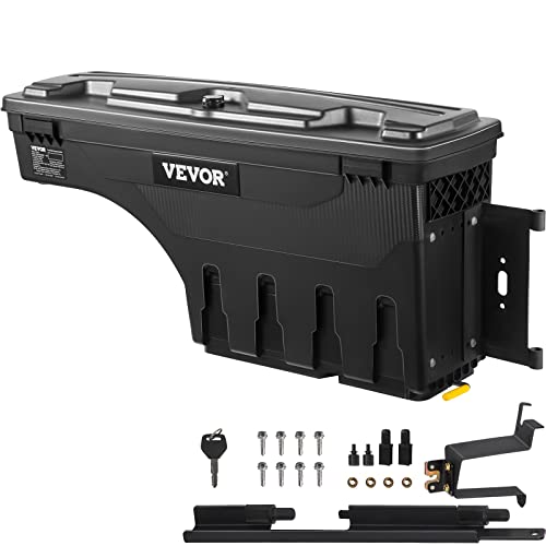 VEVOR Truck Bed Storage Box, Compatible with Chevrolet Silverado 1500 GMC Sierra...