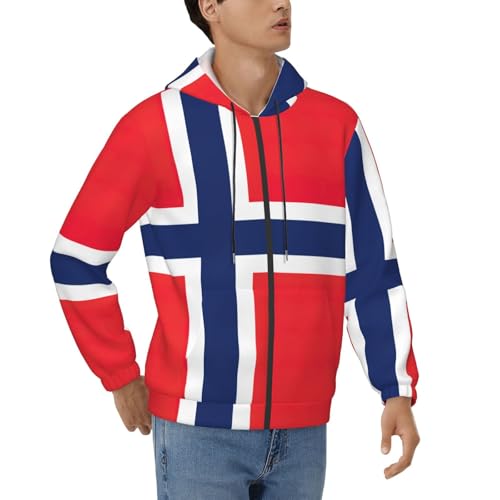 Sweat à capuche Norvège pour vos sorties décontractées de mi-saison