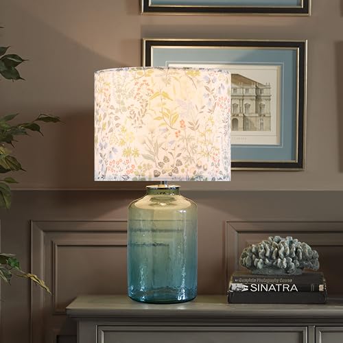 Go&So G5-17-4 Goso 2Pcs Medium Lampshade Polyester Fiber Printing Flowers Drum Lamp Shade thumb #7