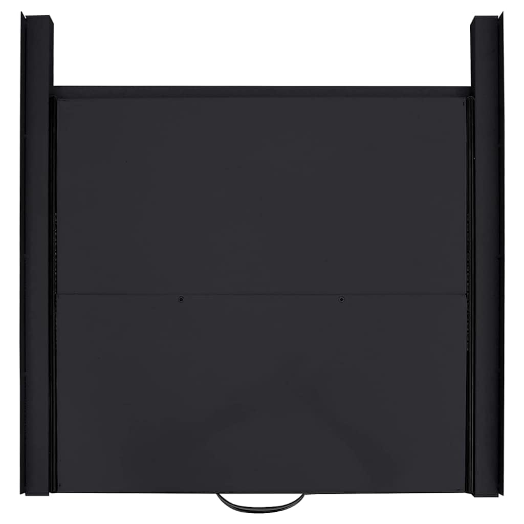 Waschmaschinenregal Schwarz 60 x 60 x 8 cm Stahl | Stabile Stahlkonstruktion, Praktischer Griff, Einfache Montage, Für Waschraum