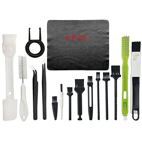 Computer Cleaning Kit, 19 in 1 Multi-Purpose Brushes Anti Static Brushes Clothes for Computer...