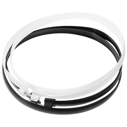 Artibetter 2 Piezas Aro Fijo de Ventilador Eléctrico de Plástico Negro de 16 Pulgadas Diseño Compacto Reutilizable para Accesorios de Ventiladores de Pie y Escritorio
