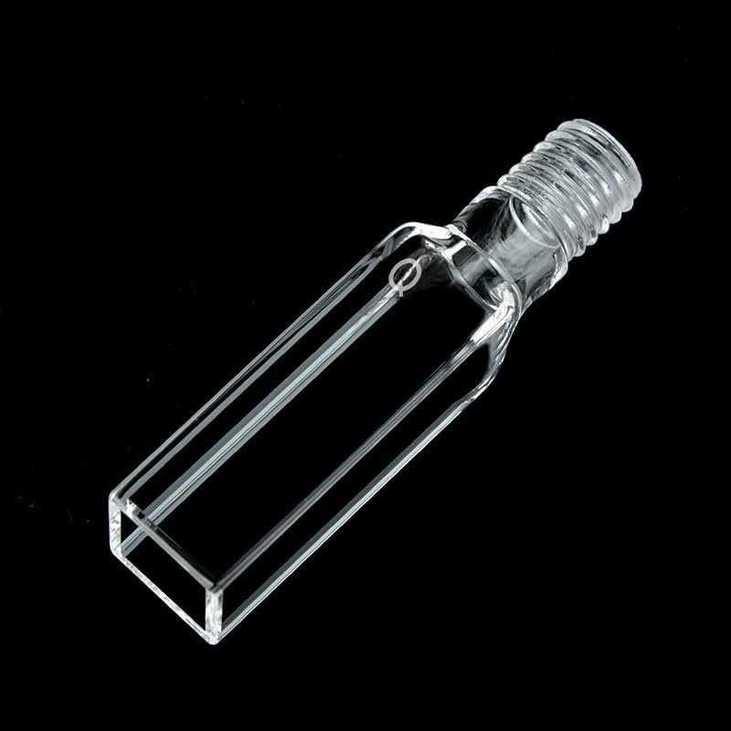 Quartz Cuvette Fluorescent Colorimeter Cell 10mm All High Light Transmission Optical Contact Technology Permanent Use 1/PK