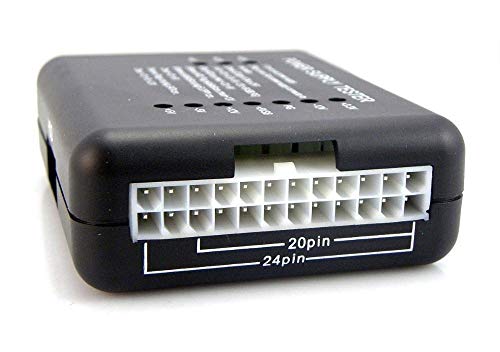 Image of Storin Motherboard Power Supply Tester Computer PC 24 pin 20 pin 8 pin 6 pin 4 pin for PSU, ATX, SATA, HDD, SMPS, PC, Floppy with LED Indicator Light