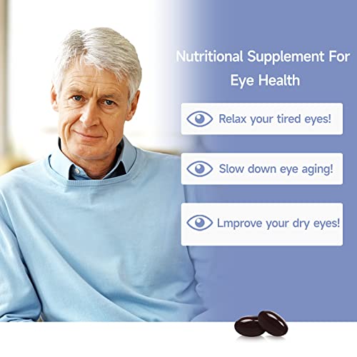 Dr.brian Vitamins Eye Lutein & Astaxanthin Complex, Supplement With Lutein 20Mg Omega 3 Fish Oil 720Mg Epa+Dha 700Mg Astaxanthin 6Mg, Support Eye Health And Visual Acuity, 60 Softgels #TOP2