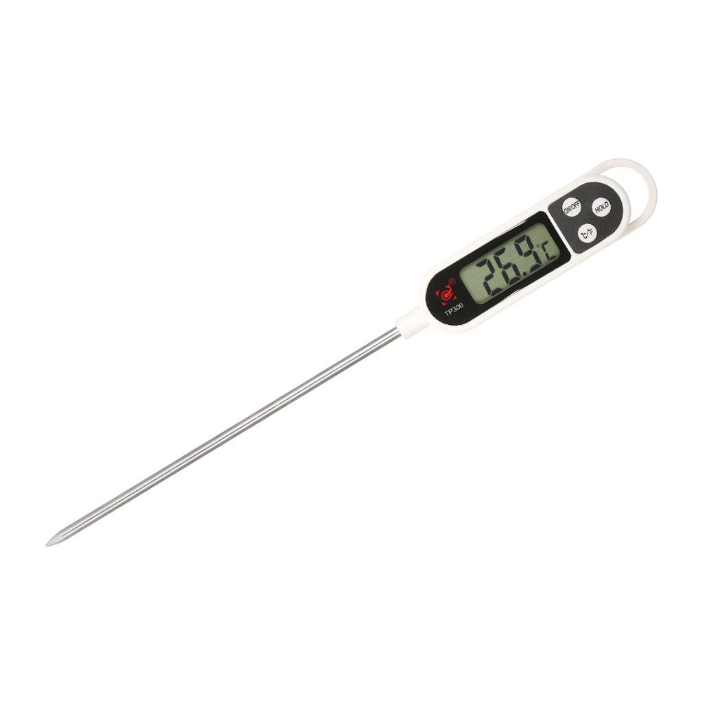Funkcja zatrzymania danych Termometr do piekarnika Cyfrowy Mini termometr do żywności do kuchni -50C-300C Mięso do grillowania Tester temperatury gotowania