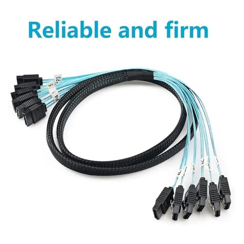 Cable SATA 0.5 m 4/6 puertos set 6 Gbps miniatura 4