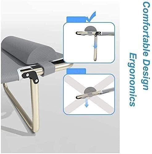 Fauteuil à bascule portable et inclinable en textile haut de gamme pour balcon