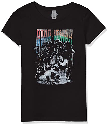 T-shirt Star Wars fille manches courtes coton haut imprimé