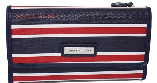 Tommy Hilfiger Women's Zipped Wallet with Multiple Compartments, Multicolore, Taille unique, American