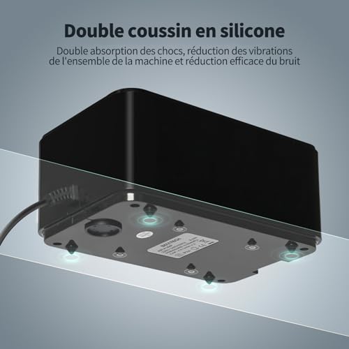 boxtech Pompe à air pour Aquarium 5W,bulleur Aquarium – vue 4
