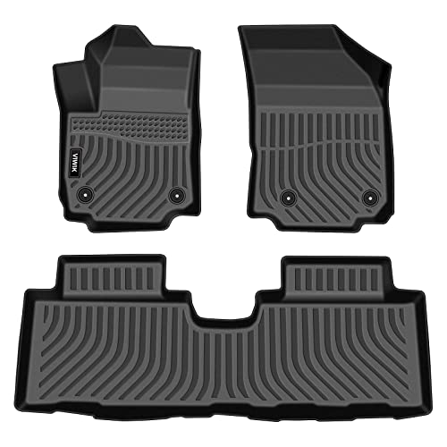 Viwik Floor Mats Compatible For 2018-2023 Equinox, Car Mats All Weather Protection Custom Full Set Floor Liners Include 1St And 2Nd Row Front & Rear, Automotive Floor Mats Tpe Black #TOP12
