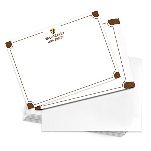 Desert Cactus Valparaiso University 10 Pack Notecards Stationery Cardstock VALPO Crusaders Includes Envelopes Memo Party Thank You (Notecard 4b)