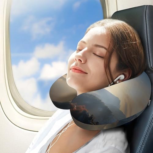 Almohada de espuma viscoelástica tamaño único de viaje miniatura 3