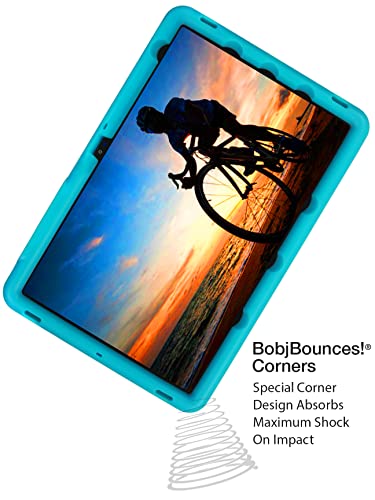 Bobjgear Bobj Rugged Tablet Case For Samsung Galaxy Tab A8 10.5 Sm-X200, Sm-X205 - | Shockproof | Premium Washable Silicone | Kid Friendly (Terrific Turquoise) #TOP4