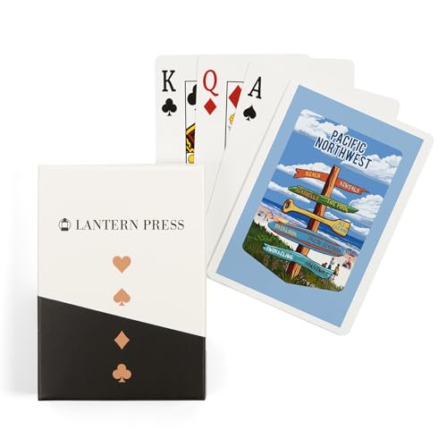 Baraja Póker Lantern Press Pacific Northwest 52 Cartas