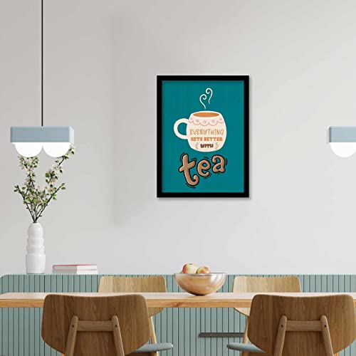 Image of kotart - Quotes Frames for Kitchen and Restaurant Wall Decoration - Frames for Kitchen Wall Decor - Wall Poster with Frame (10 inch x 13 inch, Multi) (Art 3, Small)