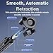 Automatic Retractable Car Sunshade, 2025 New Retractable Sun Shade for Car, Cars Windshield Sun Shade– UV & Heat Blocker for Various Models (Plastic Model-50 * 40