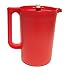 Tupperware 2 Quart Classic Push Button Pitcher Bold Red