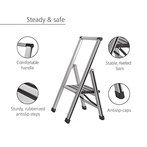 Scala Pieghevole In Alluminio A 1 Gradino - 2
