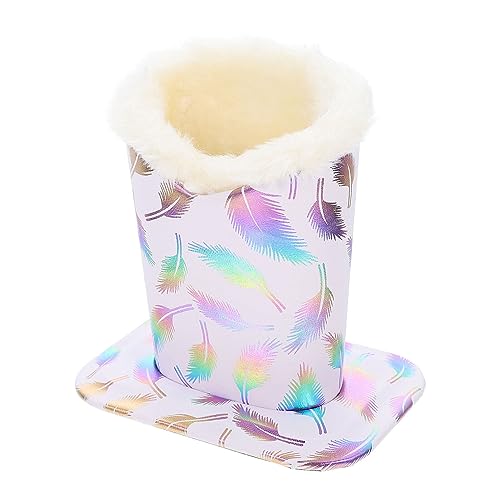 Kichvoe Soporte Para Gafas Forrado De Felpa - Estuche Protector Antirrayas De Cuero Para Gafas De Lectura y Sol - Para Mesita De Noche