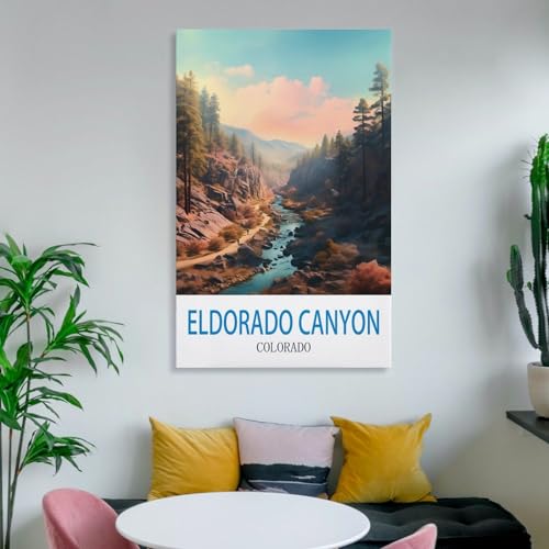 Poster Eldorado Canyon Colorado impression toile salon sans reflet Ndoud