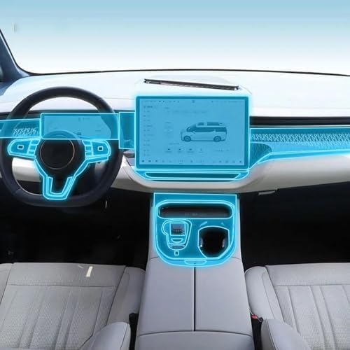 Anti-rayures voiture Zeekr 009 film protection intérieur PPF TPU transparent