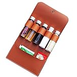 Linsition Portable Camping Spice Storage Set with Travel Holder and Organizer Bag | Mini Seasoning Bottle Kit for Outdoor Picnic