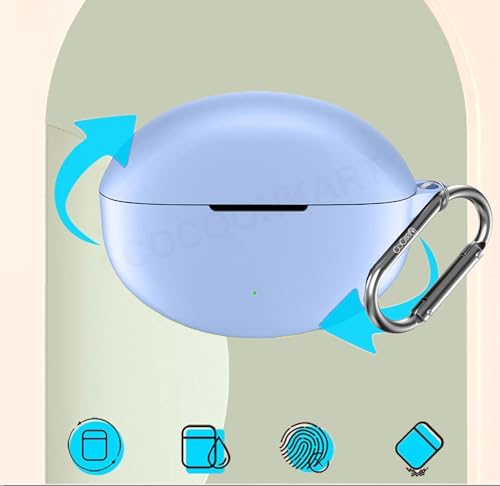 Image of Silicone Case Cover Compatible for OnePlus Nord Buds 3 | 3 Pro (Sky Blue)
