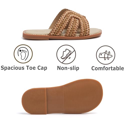Image of THEE BRON Girls Cute Slip-On Slippers Stylish Sandals for Toddlers & Kids