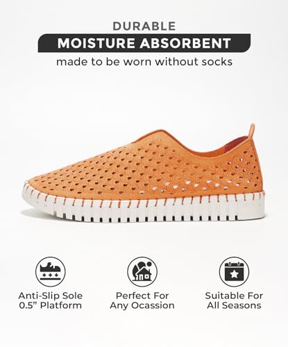 Image of Project Cloud Womens Shoes - Lightweight Summer Loafers for Women with Memory Foam Insole - Stylish & Comfortable Womens Loafers - Perfect Spring Shoes for Women 2026 (Lily)