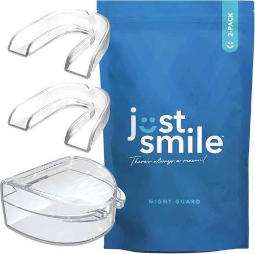 Image of Just Smile Night Guard, Mouthguard for Teeth Grinding and Bruxing, Clear | Moldable mouth guard protection for teeth clenching while sleeping