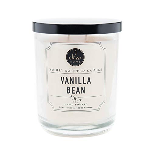 DW Home Vanilla Bean Scented Candle for Home 15 oz Large Double Wick Candle Jar Up to 56H Burn Time Luxury Scented Candle for Relaxation Gifting Home Decor